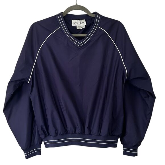 FootJoy Women’s Golf Windbreaker Pullover Navy Blue Size Small - Picture 1 of 5